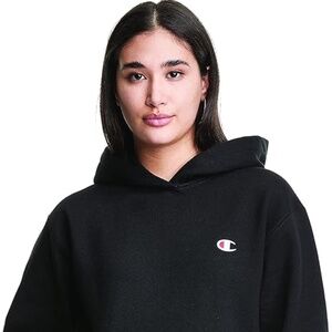 Champion - Black Hoodie - Size Women’s Small